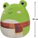 М'яка іграшка Squishmallows Жабка Венді у шарфі 30 см (SQCR04157)