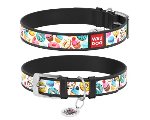 Нашийник для тварин WAUDOG Design з QR паспортом 