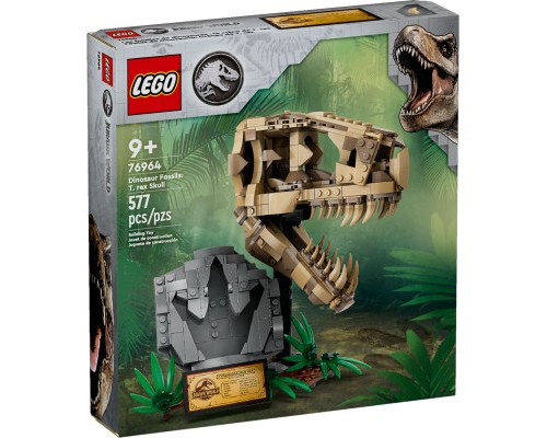 Конструктор LEGO Jurassic World Скамʼянілості динозаврів: череп тиранозавра 577 деталей (76964)