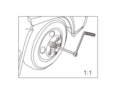 Ключ KING TONY редукторний 1