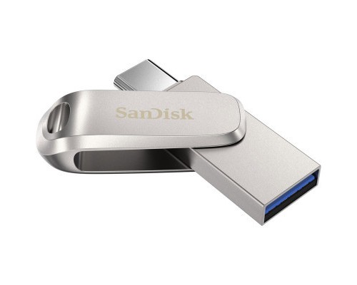 USB флеш накопичувач SanDisk 1TB Ultra Dual Luxe Silver USB 3.2/Type-C (SDDDC4-1T00-G46) 