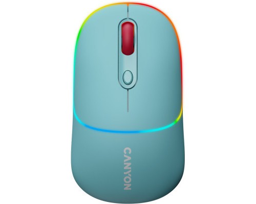 Мишка Canyon MW-22 Dual Band RGB Wireless Dark Cyan (CNS-CMSW22DC)
