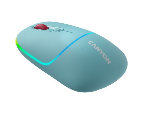 Мишка Canyon MW-22 Dual Band RGB Wireless Dark Cyan (CNS-CMSW22DC)