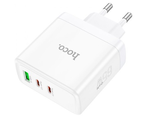 Зарядний пристрій HOCO N30 Glory White (6931474784155)