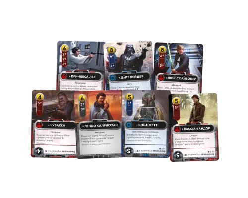 Настільна гра Geekach Games Зоряні війни. Колодобудівна гра (Star Wars: The Deckbuilding Game) (укр.) (GKCH168SW)