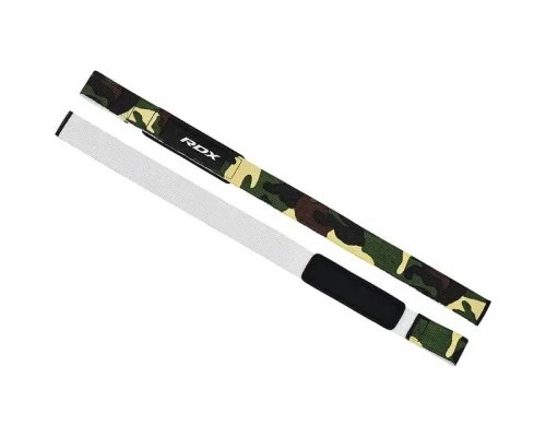 Кистьові лямки RDX W1 Gym Single Strap Camo Green Plus (WAN-W1CGN+)