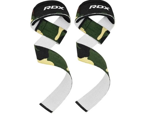 Кистьові лямки RDX W1 Gym Single Strap Camo Green Plus (WAN-W1CGN+)