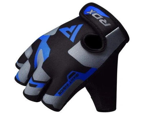 Рукавички для фітнесу RDX F6 Sumblimation Blue S (WGS-F6U-S)