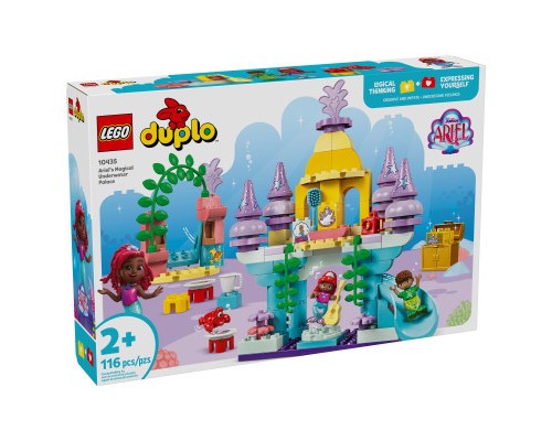 Конструктор LEGO DUPLO Disney Чарівний підводний палац Аріель (10435)