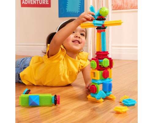 Конструктор Battat серії Bristle Blocks - Будівельник, 56 деталей (BT3070Z)