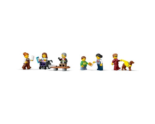 Конструктор LEGO City Трамвай і вокзал у центрі міста 811 деталей (60423)