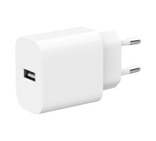 Зарядний пристрій Gembird 1xUSB-A 5V/2.4A (12W) white (TA-UC-1A12-01)