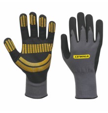 Захисні рукавиці Stanley розмір M/8, загального використання, нейлонові з нітрильним покриттям (SY510M)