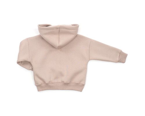 Спортивний костюм дитячий Toontoy флісовий з капюшоном (24271-116B-beige)