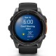 Смарт-годинник Garmin fenix 8 51mm, AMOLED, Glass/SS, SlateGray Steel/Black,BlkBnd, GPS (010-02905-00)