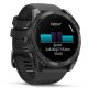 Смарт-годинник Garmin fenix 8 51mm, AMOLED, Glass/SS, SlateGray Steel/Black,BlkBnd, GPS (010-02905-00)