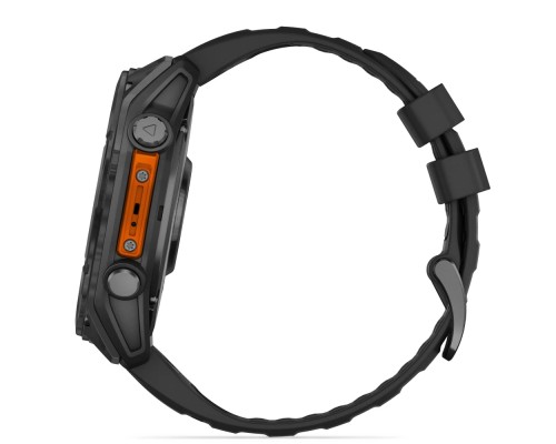 Смарт-годинник Garmin fenix 8 51mm, AMOLED, Glass/SS, SlateGray Steel/Black,BlkBnd, GPS (010-02905-00)