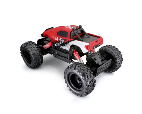 Радіокерована іграшка Maisto Rock Crawler 2.4 ГГц (аккум. 6.4v + 3хААА), червоний (82746 red)