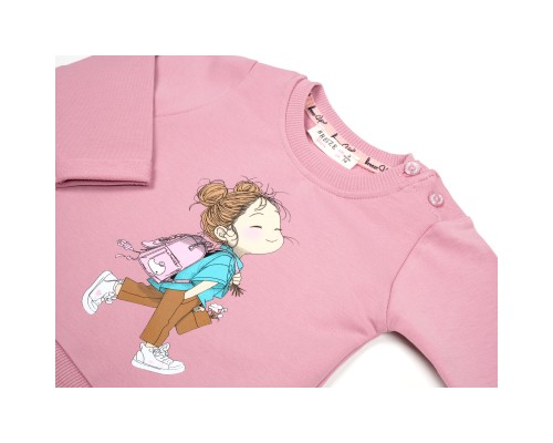 Набір дитячого одягу Breeze з дівчинкою (21115-86G-lilac)