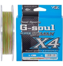 Шнур YGK Super Jig Man X4 200m Multi Color 2.0/0.242mm 30lb (5545.01.42)