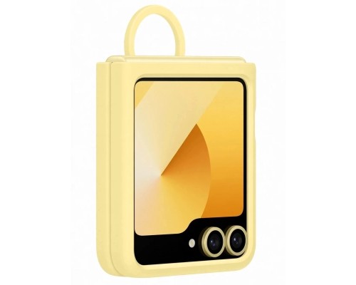 Чохол до мобільного телефона Samsung Silicone Cover with Ring Samsung Galaxy Flip 6 Yellow (EF-PF741TYEGUA)