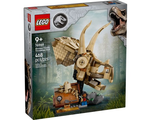 Конструктор LEGO Jurassic World Скам''янілості динозаврів: череп трицератопса (76969)