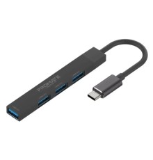 Концентратор Promate USB Hub 4 ports litehub-4.black (litehub-4.black)