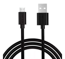 Дата кабель USB 2.0 AM to Micro 5P 1.2m PVC Choetech (AB003-BK)