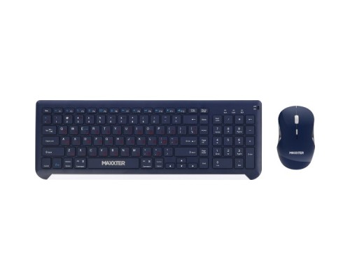 Комплект Maxxter KMS-WCM-01BL-UA Wireless UA Blue (KMS-WCM-01BL-UA)