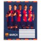Зошит Kite FC Barcelona, 12 аркушів, клітинка (BC25-232)
