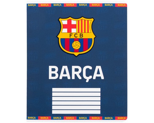 Зошит Kite FC Barcelona, 12 аркушів, клітинка (BC25-232)