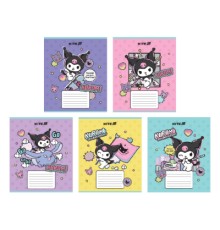 Зошит Kite Kuromi, 18 аркушів, лінія (HK25-237-2)