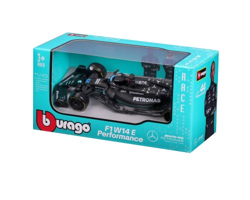 Машина Bburago Mercedes-AMG F1 W14 E Performance (2023) (143) (18-38080)