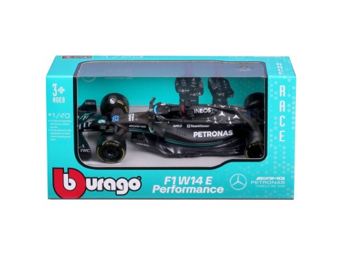 Машина Bburago Mercedes-AMG F1 W14 E Performance (2023) (143) (18-38080)