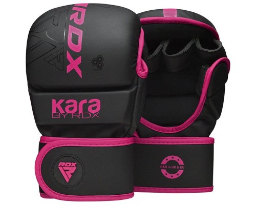 Рукавички для MMA RDX F6 Matte Pink Plus M/L (GSR-F6MP-M/L+)