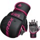 Рукавички для MMA RDX F6 Matte Pink Plus M/L (GSR-F6MP-M/L+)