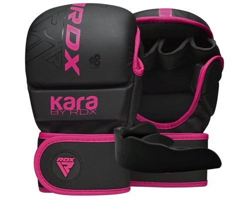 Рукавички для MMA RDX F6 Matte Pink Plus M/L (GSR-F6MP-M/L+)