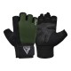 Рукавички для фітнесу RDX W1 Half Army Green Plus S (WGA-W1HA-S+)