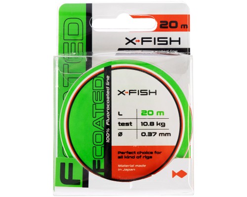 Флюорокарбон X-Fish FCoated 20m 0.37mm 10.8kg (1917.01.50)