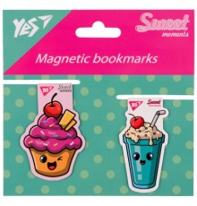Закладки для книг Yes магнітні Sweet Cream Cake, 2шт (708114)