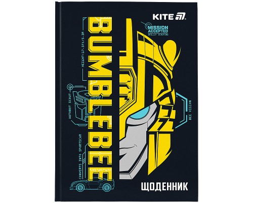 Щоденник шкільний Kite Transformers, тверда обкладинка (TF25-262)