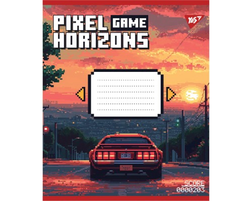 Зошит Yes Pixel game А5 18 аркушів клітинка (767777)