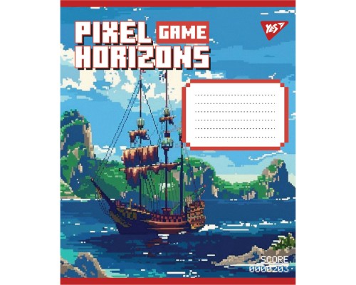 Зошит Yes Pixel game А5 18 аркушів клітинка (767777)