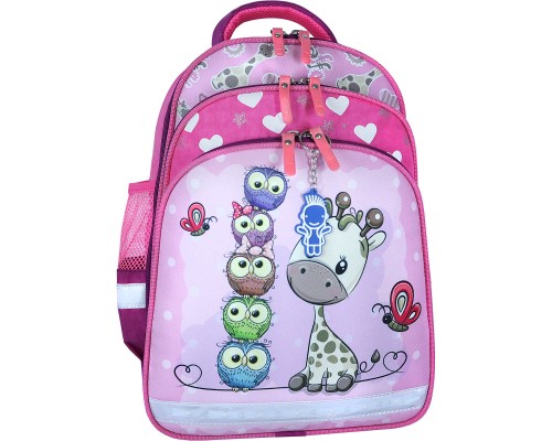 Рюкзак шкільний Bagland Mouse 143 малина 682 (0051370) (802217330)