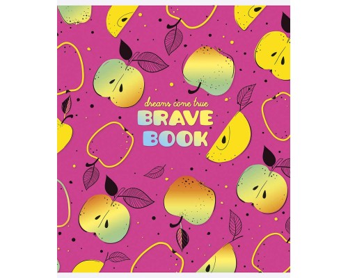 Зошит Школярик Brave book 24 аркуша лінія (024-3022L)