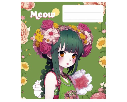 Зошит Школярик Kawaii 48 аркушів лінія (048-3302L)