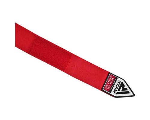 Бинт для спорту RDX WX Professional Boxing Hand Wraps Red 4.5м (HWX-RR+)