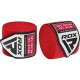 Бинт для спорту RDX WX Professional Boxing Hand Wraps Red 4.5м (HWX-RR+)