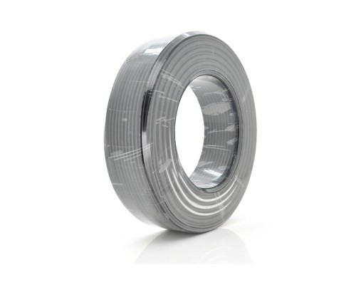 Кабель комбінований Ritar RG59 75 Ом, 0.81mm CU, 64x0.12m CCA, FPE, +2x0.5mm, +трос 1.2мм, бухта 100м (RT-BM100-RG59 / 14916)