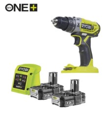 Шуруповерт Ryobi R18PD2-215G 18V, 2х1.5Ah, 40Нм, 400/1350об/хв (5133005302)